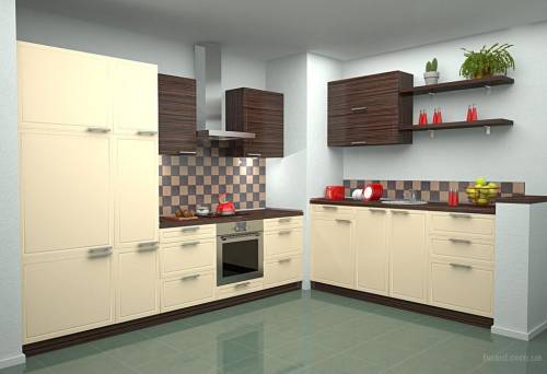 Дизайн маленькой кухни 6м2